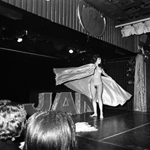Stripper Striptease Stripping Art Students at Raymonds Revue Bar in Soho