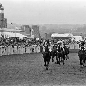 Last Suspect, ridden by Jockey Hywel Davies wins the 1985 Grand National at Aintree