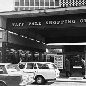 The Taff Vale Shopping Centre, Pontypridd. 28th April 1969