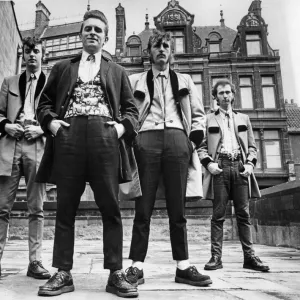 Teddy Boys. Picture shows Rocking Jim Newark and his Teds