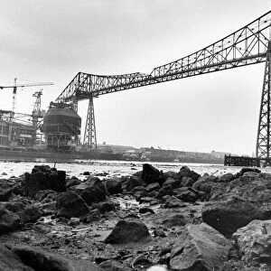 The Tees Transporter Bridge, Middlesbrough, 18th April 1988