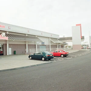 Teesside Retail Park and Leisure Centre, split between the unity authorities of
