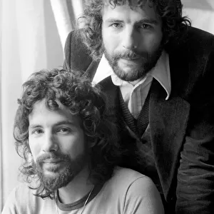 "The Brothers": Cat Stevens left and his brother Dave. April 1974