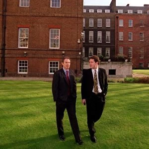 Tony Blair British Prime Minister talks to Piers Morgan