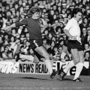 Tottenham Hotspur v Chelsea league match at White Hart Lane October 1972