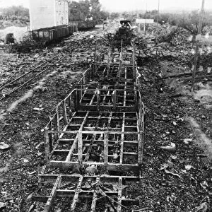 A train laden with ammunition and dive bombers for Axis front line forces was destroyed