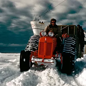 The Trans-Antarctic Expedition 1956-1958 One of the motor vehicles used to cross