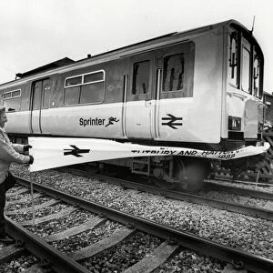Tutburys first stopping train since 1966. Station reopening 15th April 1984
