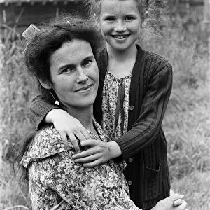 Victoria Gillick and her daughter Jessie, aged 9, at home in Wisbech, Cambridgeshire
