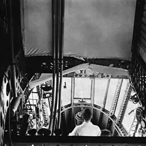 A view of the R101 airships main control car. Circa August 1930