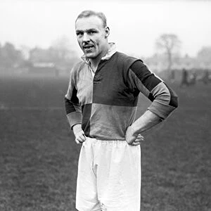Wavell Wakefield (later Lord Wakefield) of Harlequins in a sevens Rugby match against