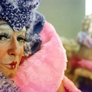 Wigmaker and hairdresser Keith Wigham dressing up as a dame for the People