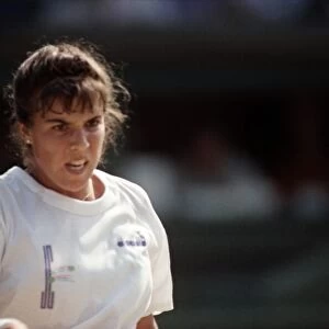 Wimbledon Tennis. Gabriella Sabatini v. Jennifer Capriati. July 1991 91-4261-010