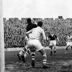 World Cup 1958 qualifying match at Ninian Park. Wales v Israel