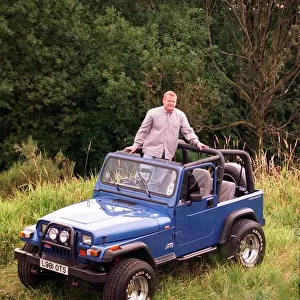 WRANGLER JEEP GRAHAM DICKSON IN HIS 4X4 29TH JULY 1997 OPEN TOP