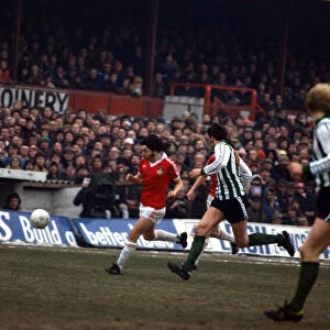 Wrexham v Blyth Spartans - February 1978 palyers in action