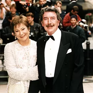 Zoe Wanamaker Actress with her husband Gawn Grainger attend the BAFTA Awards ceremony in