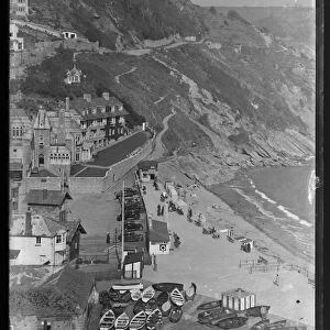 East Looe Seafront & East Cliff from Hannafore Rd