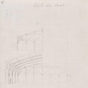Isambard Kingdom Brunel sketch: Bristol station, c1842-1843