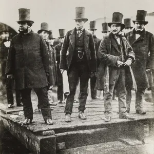 Lanzamiento del SS Great Eastern, 1857.