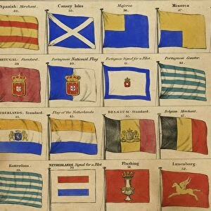 Maritime flags, 1875