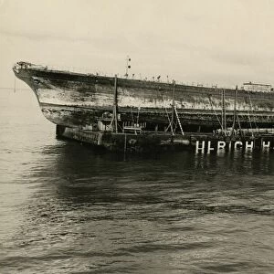 ss Great Britain on Salvage Pontoon, 1970