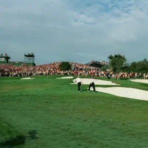 Ryder Cup Players Approach 14th Green Print