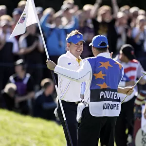 Ian Poulter & Caddy