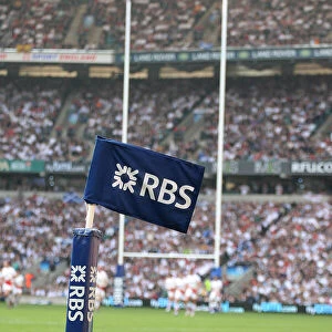 Rbs Six Nations Sponsor Flag & Goal Post