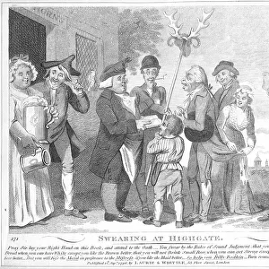 Swearing on the Horns at Highgate 1796