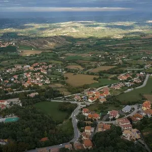 Aerial Photography Metal Print Collection: San Marino