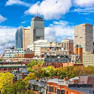 Boston, Massachusetts, USA city skyline