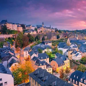 Aerial Photography Metal Print Collection: Luxembourg