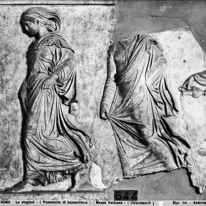 Bas-relief known as Gradiva, in the Vatican Museums, Vatican City Bas-relief known as Gradiva, in the Vatican Museums, Vatican City