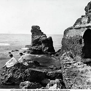 The caves underneath the villa of Nerone in Anzio, in the province of Rome
