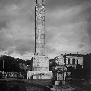 Commemorative monument in the Parco della Rimembranza in Lucca