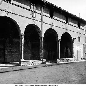 The gallery of the Hospital of St. Anthony at Lastra a Signa
