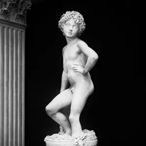 The Grape Treader sculpted by Lorenzo Bartolini, Bufalini Property, Florence