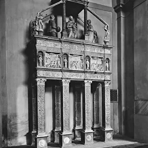 Monument to Camillo Borromeo in the Villa Borromeo Chapel in Isola Bella, in Lake Maggiore