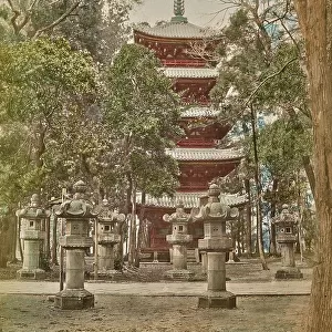 Pagoda in Ueno Park, Tokyo, Japan