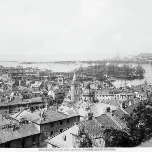 Panoramic view of Genoa Panoramic view of Genoa