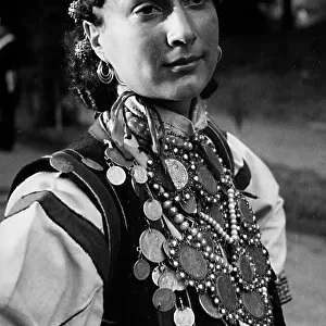 Portrait of Spanish gypsy