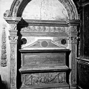 Sepulchre of Sigismondo Malatesta in the Malatestiano Temple in Rimini