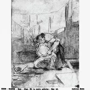 Yes He Broke the Pot, drawing by Francisco Goya. Prado Museum, Madrid