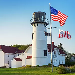 Massachusetts, Cape Cod, Chatham, Chatham lighthouse and the Coast Guard Station