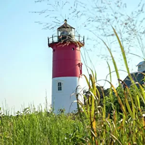 Massachusetts, Cape Cod National Seashore, Nauset Beach Lighthouse, near Eastham