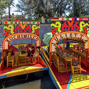 Mexico Heritage Sites Mounted Print Collection: Historic Centre of Mexico City and Xochimilco
