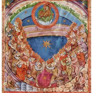 9th Century Illuminated Manuscript Print of The Adoration of the Lamb 9th Century Illuminated Manuscript Print of The Adoration of the Lamb