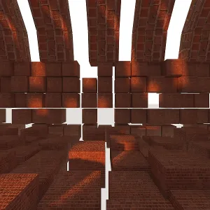 3D-Rendern von Hintergründen abstrakt.