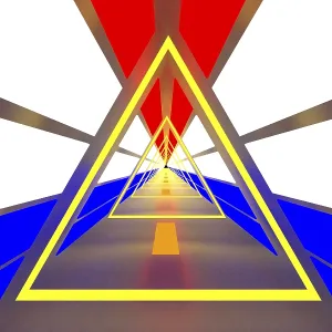 3D-Rendern von Hintergründen abstrakt.